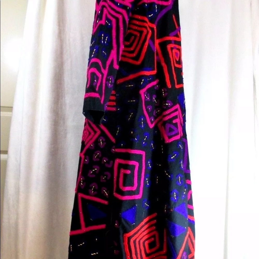 SOLD.   J A Resorts Duster Lagen Jacket Boho #E10 - Picture 4 of 8